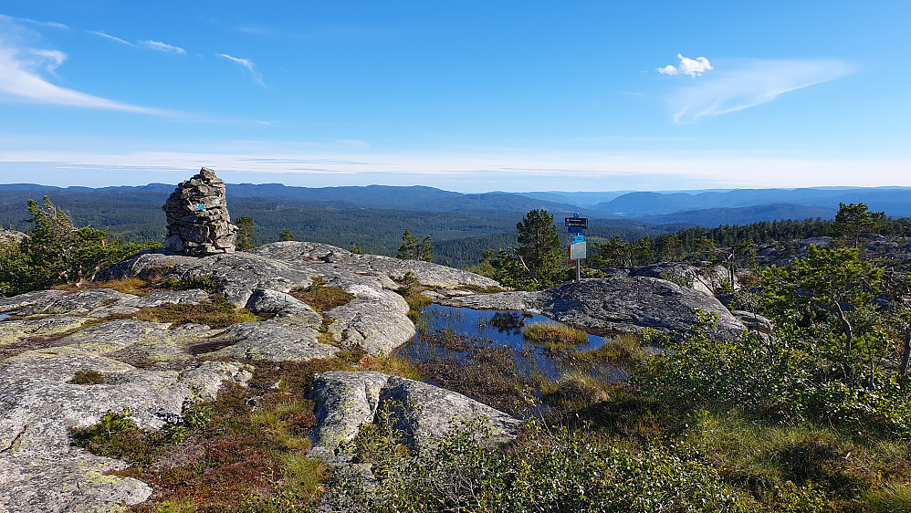 På Vinbekkhorn (778). Utsikt sørover.