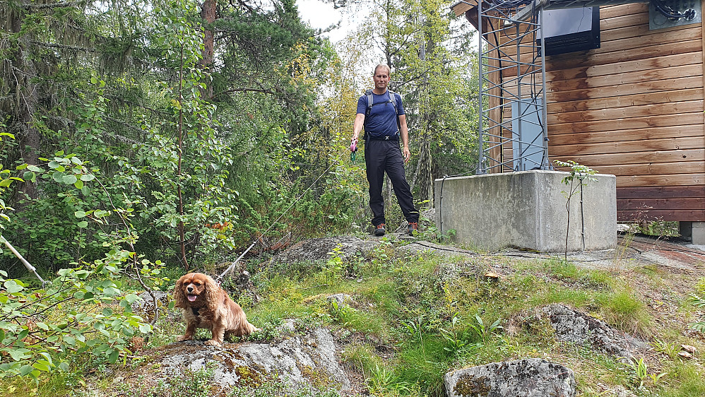 På toppen av Gjuvhovd (723).