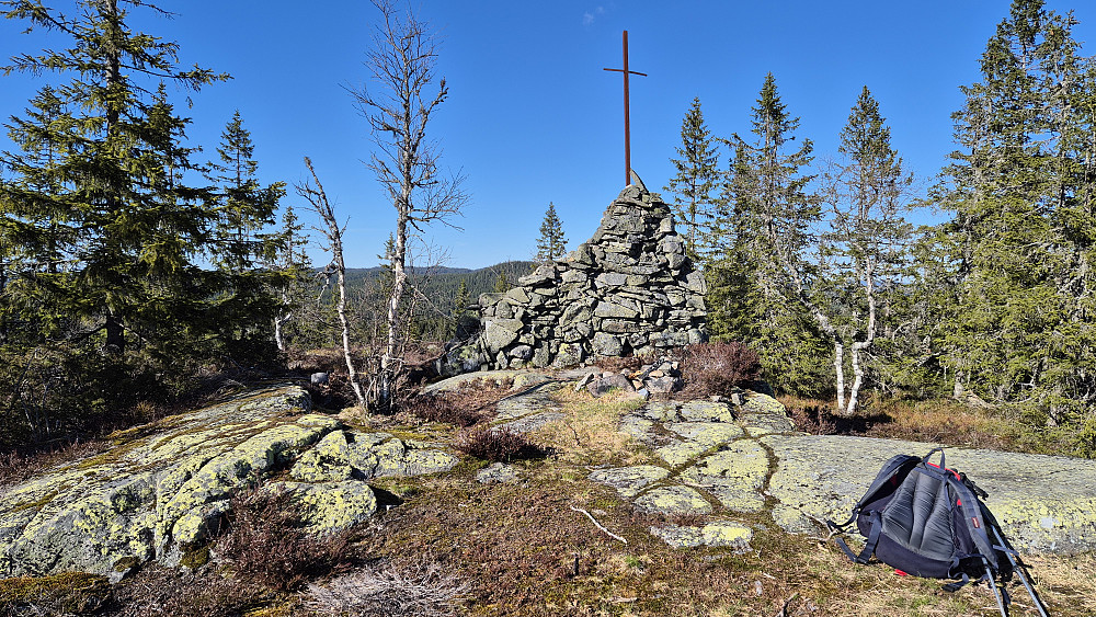 Toppvarden på Kjerkeberget (619).