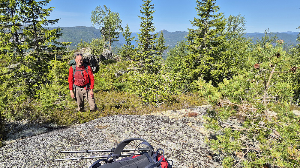 På toppen av Godokkfjellet (612).