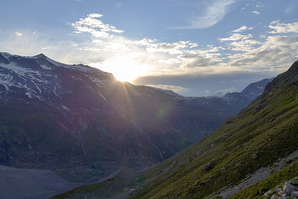 Sunset from the Tschierva hut