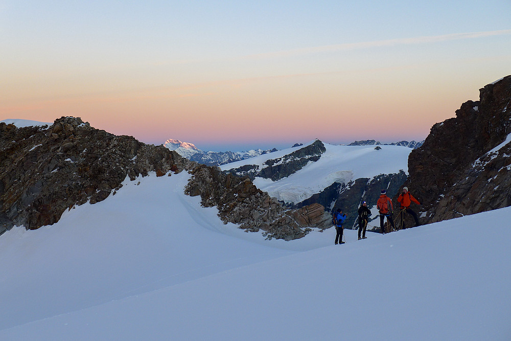 Dawn on the Felik glacier