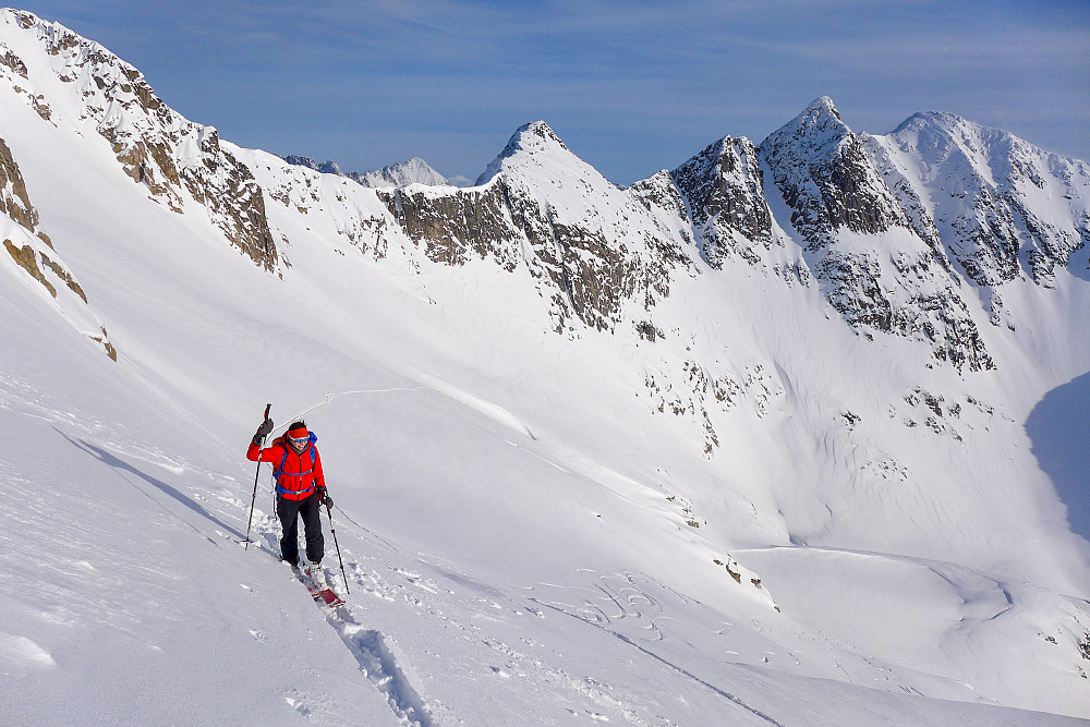 Rett før skidepot