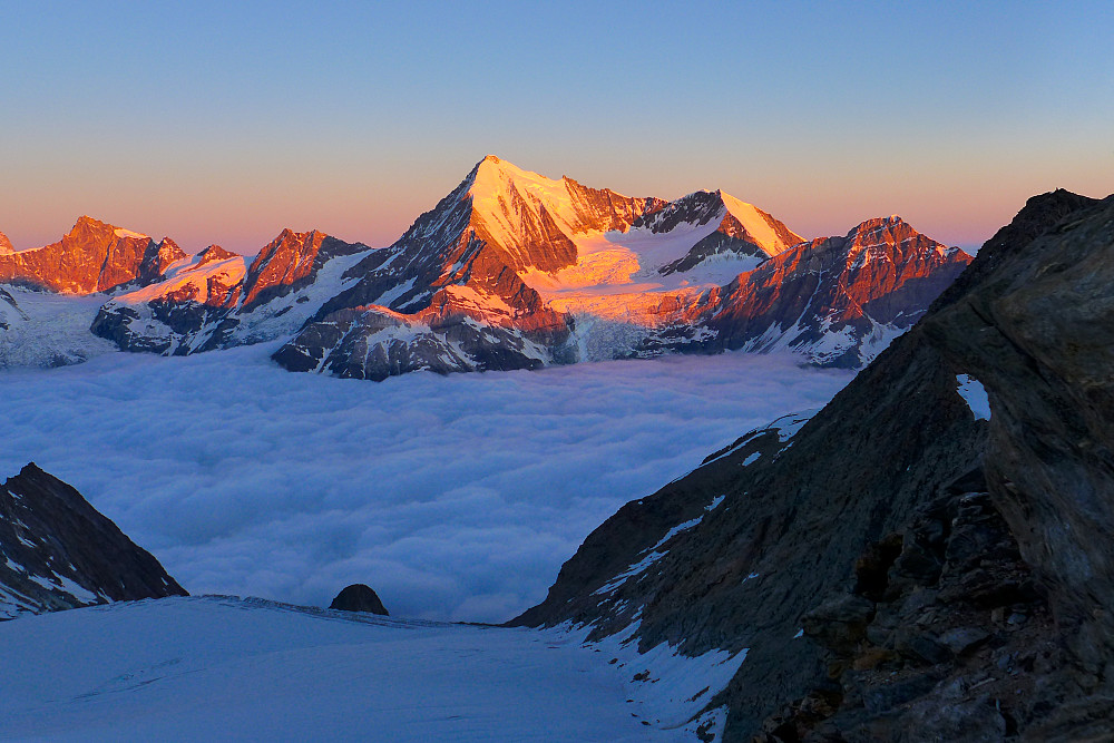 Sunrise over the Weisshorn