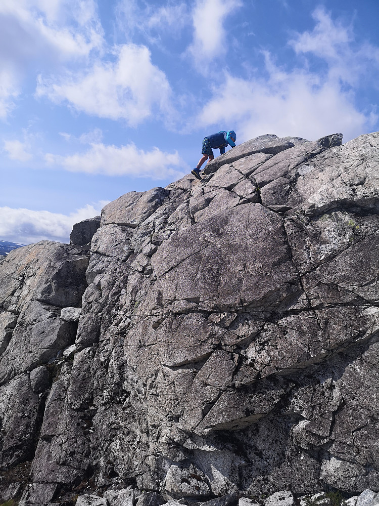 Flott fjell å klyve i