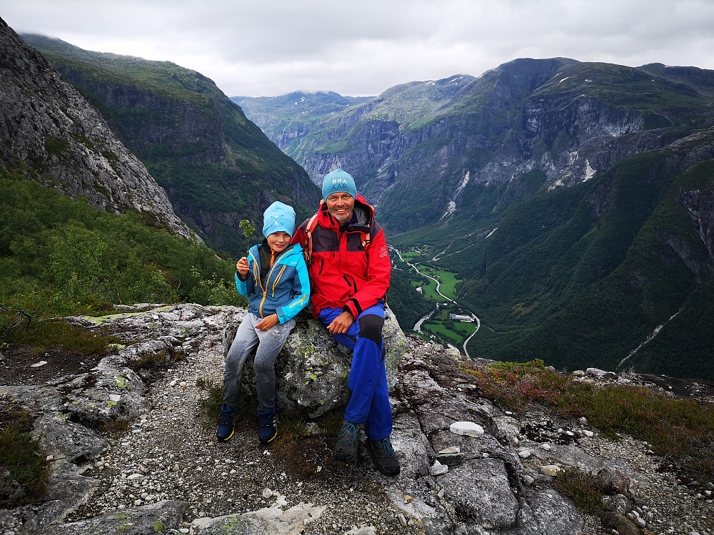 Endelig oppe i Hyllandskaret
