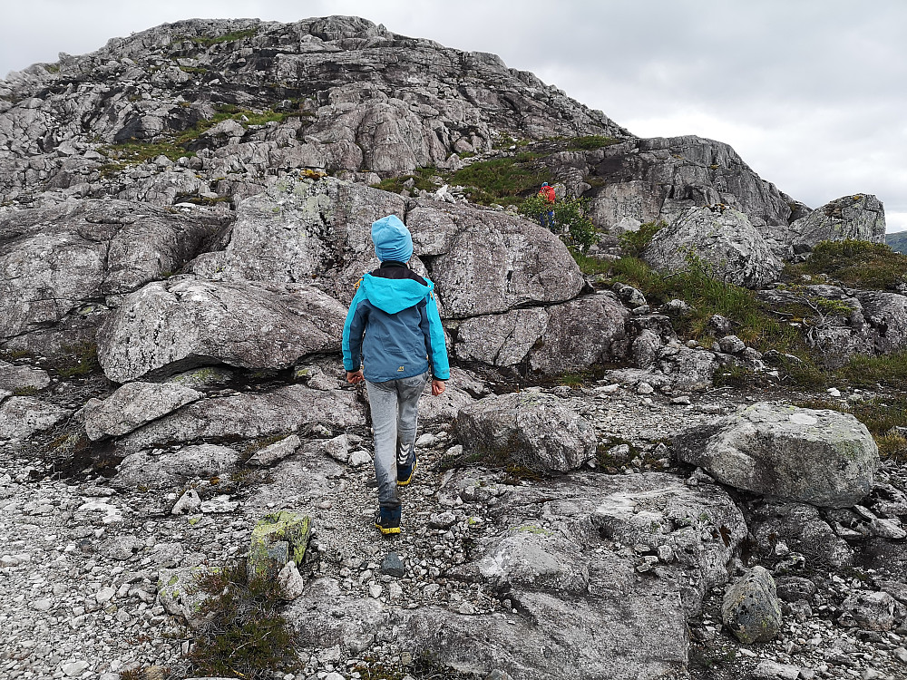 Fint terreng fra skaret mot Jordalsnuten