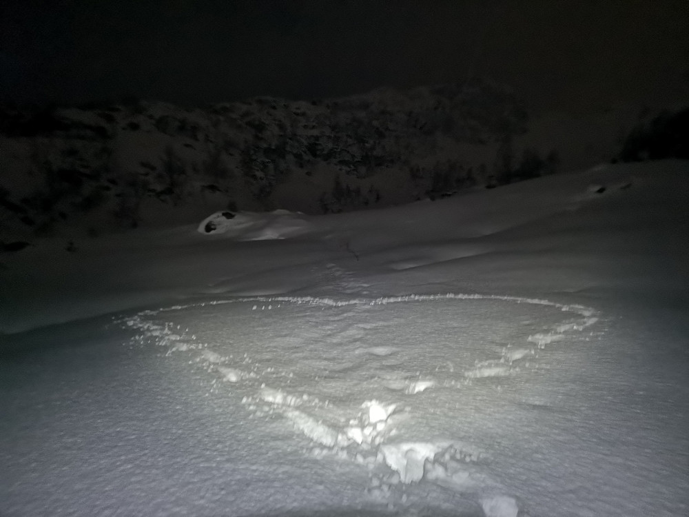Litt kunst i snøen 