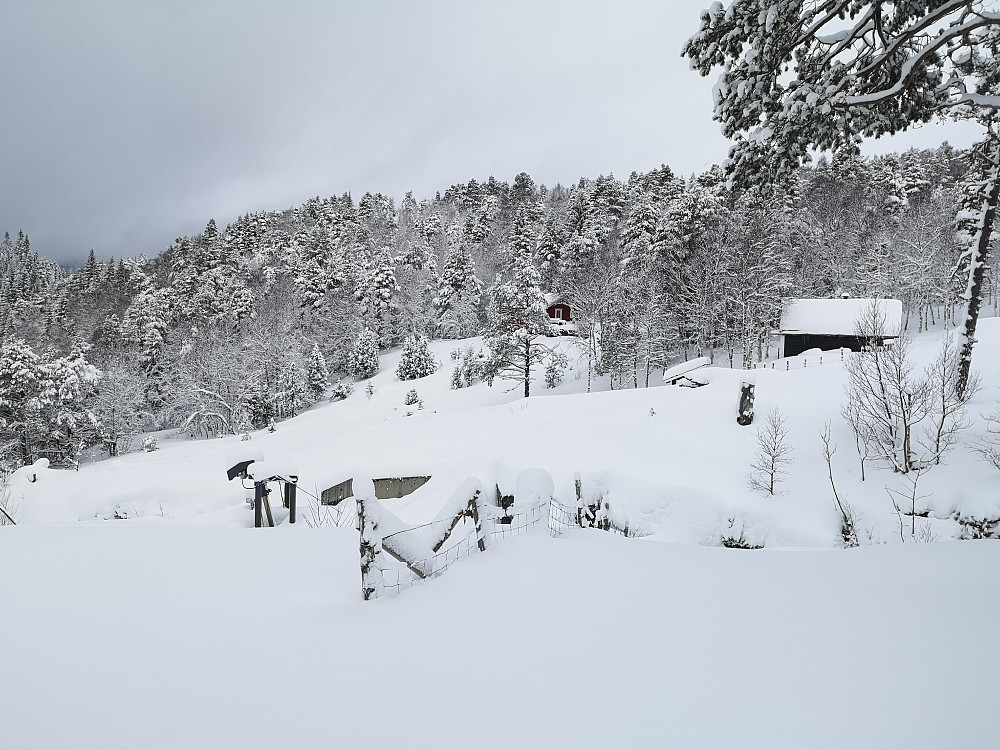Bra med snø på Lotsbergstøylen 