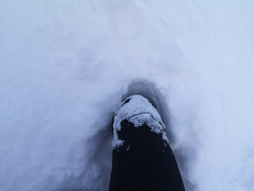 Stadig djupere snø... 