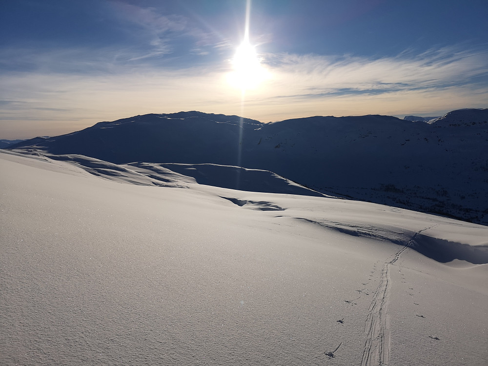Endelig oppe i sola
