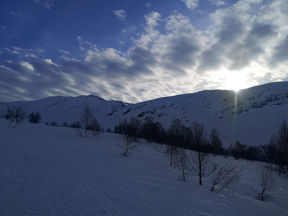 Tidlig morgenstemning over Lotsbergdalen
