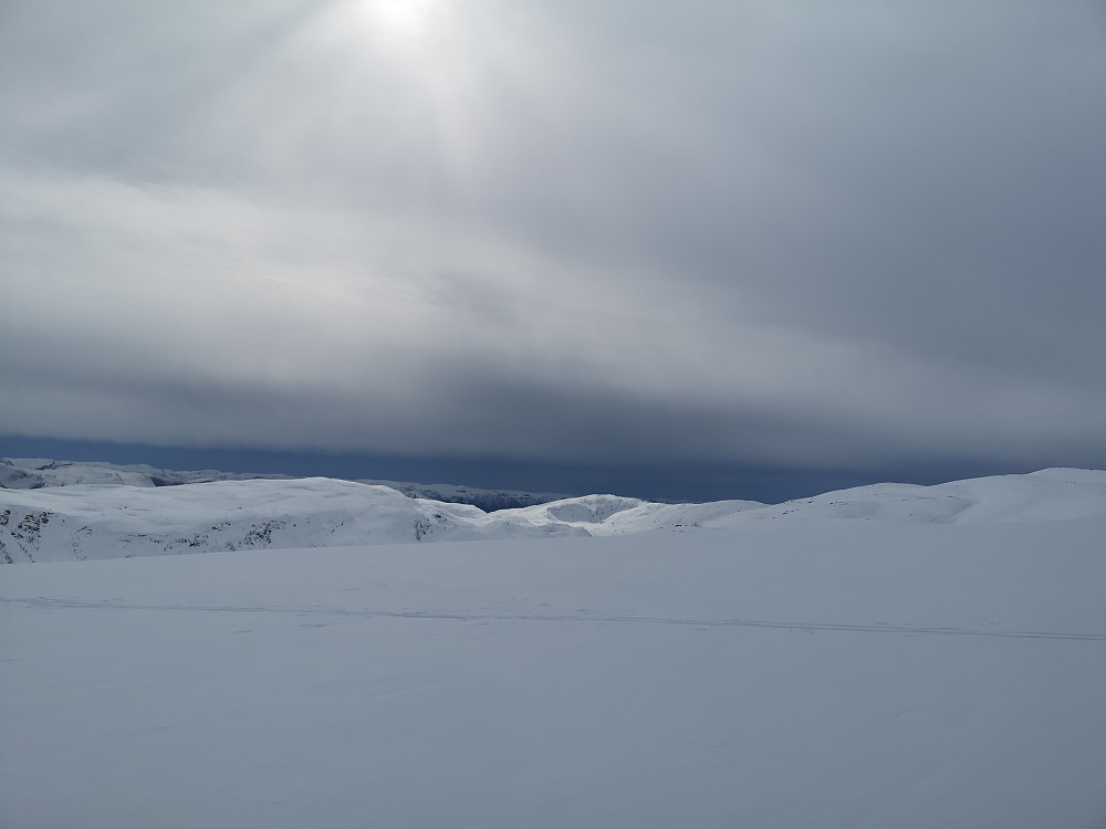 På vei bakover mot Blåfjellet