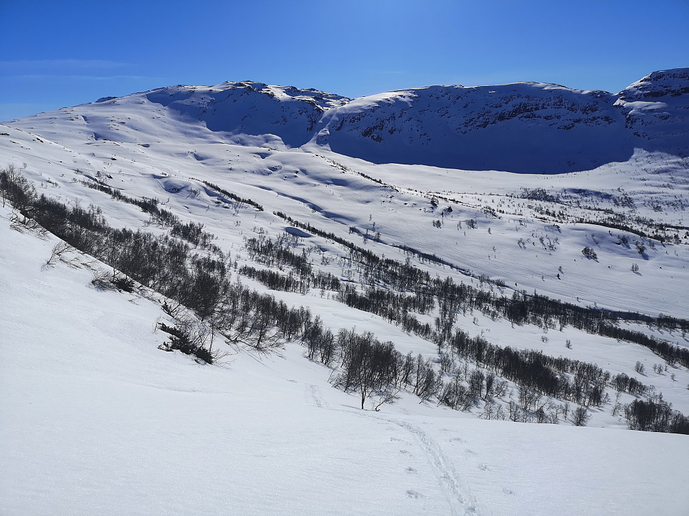 Opp mot Sagetindane 