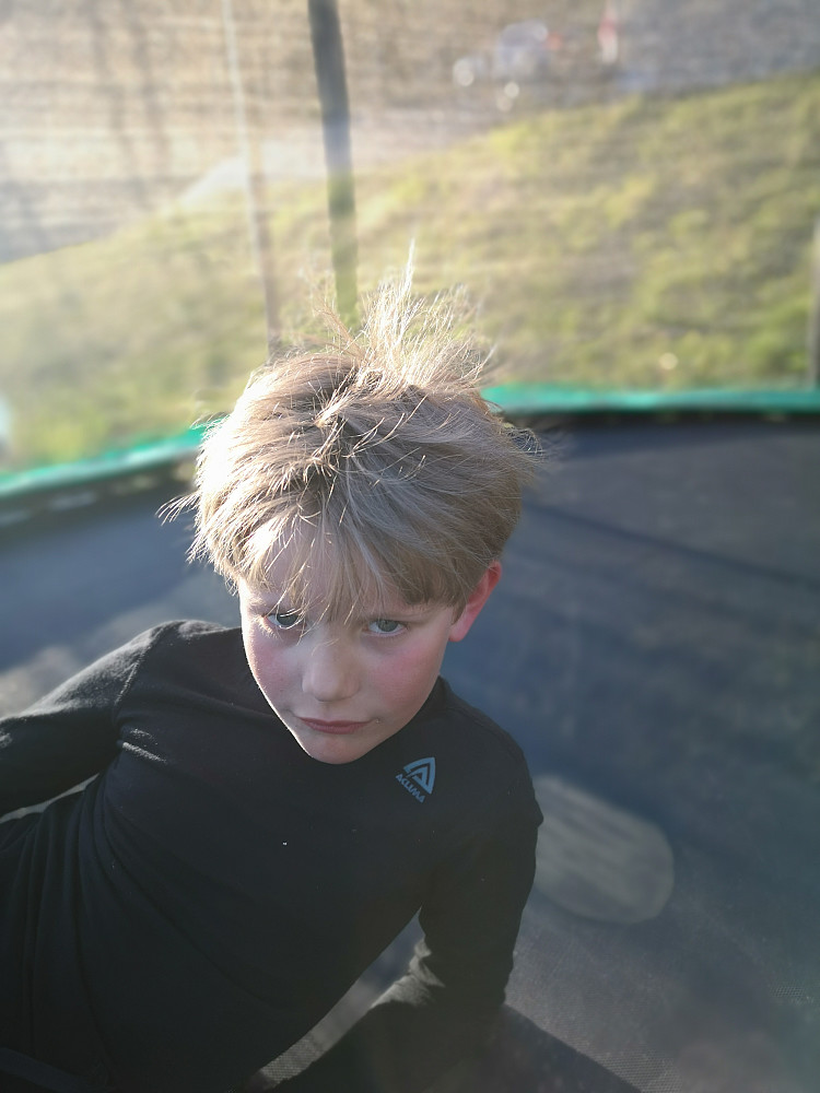 Statisk i trampoline :-) 
