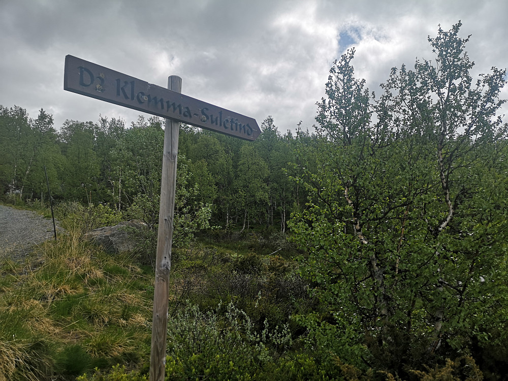 Stistart fra hyttefeltet