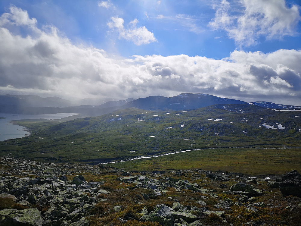 Kom en byge sveipende, men ble heldigvis bare kortvarig