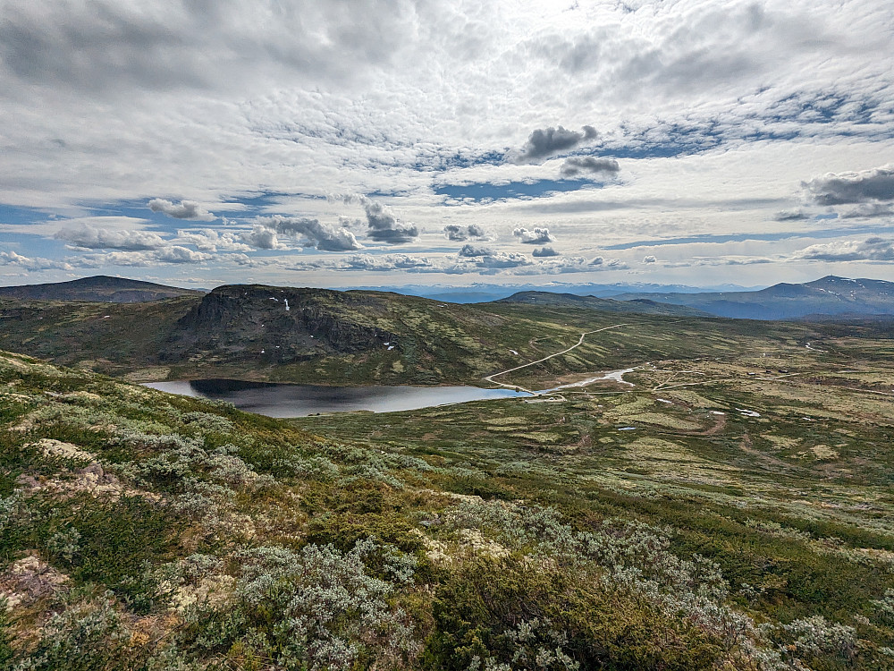 På vei mot solsidevassberget