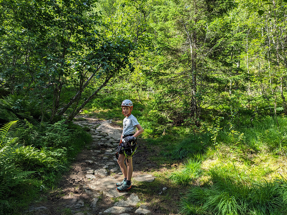 Klar for Via Ferrata og Zipline 