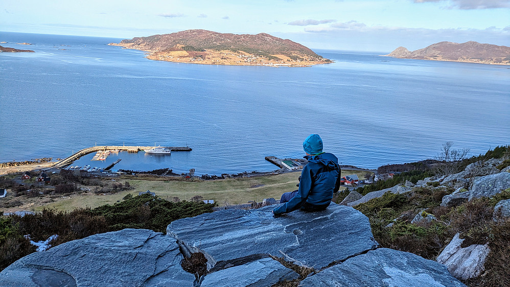 Så langt er trappa ferdig