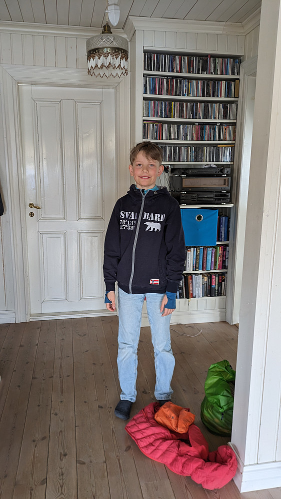 klar for avreise på påsketur med bobilen sammen med pappa