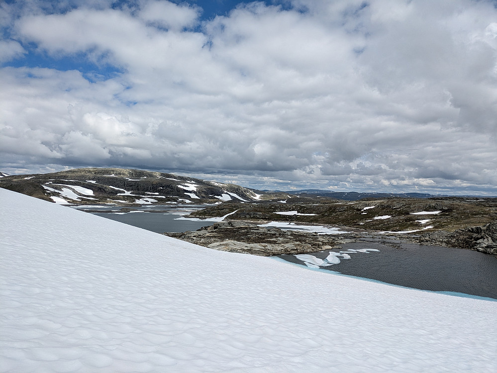 Retur via mange snøfelt