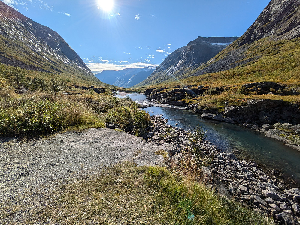 Ved parkering Byksebrua