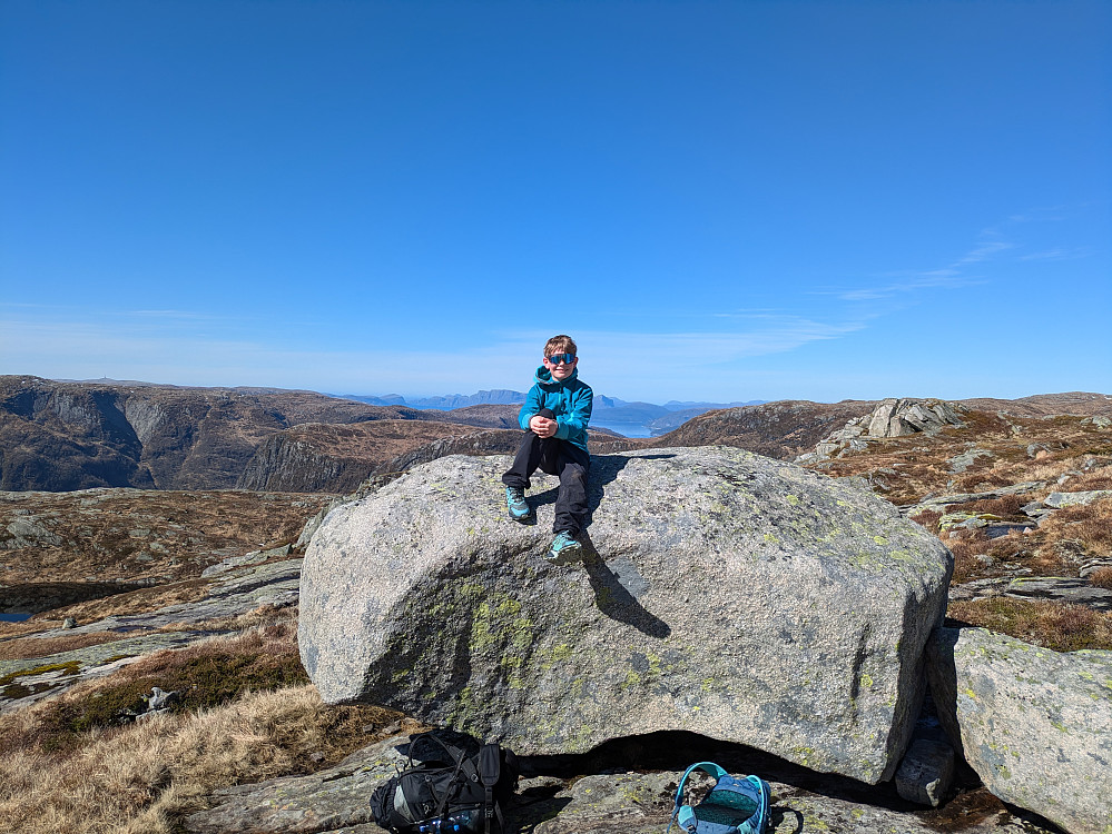 Deilig matpause i sola