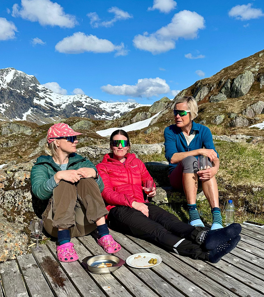 Solkos i hytteveggen 