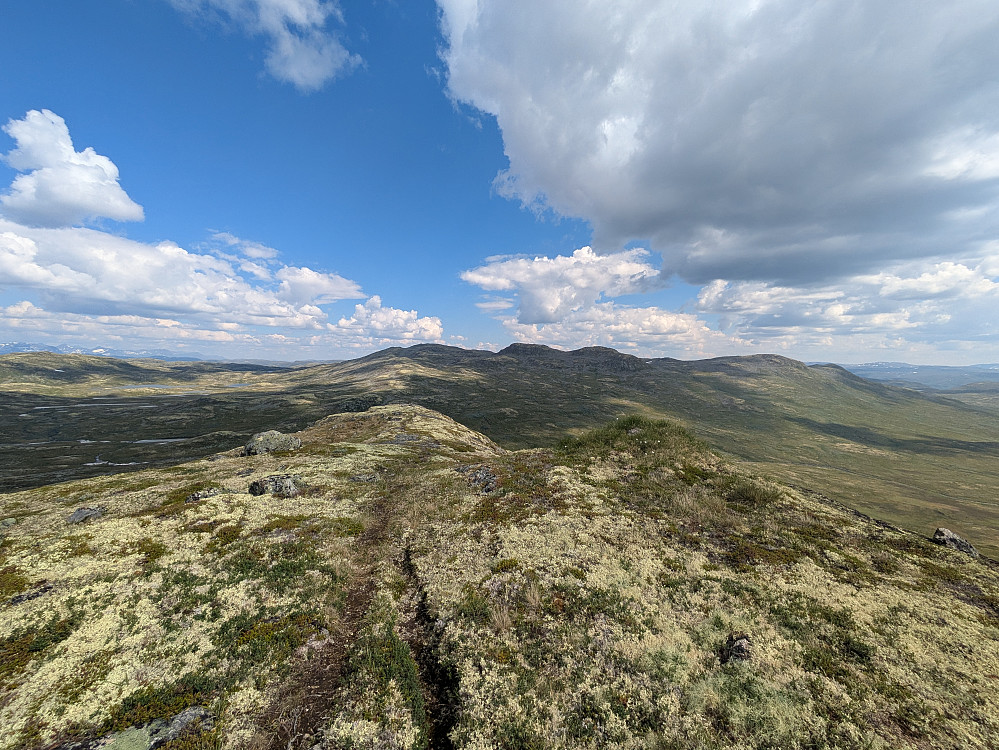 Oppover mot Sletterustvatnet 1464