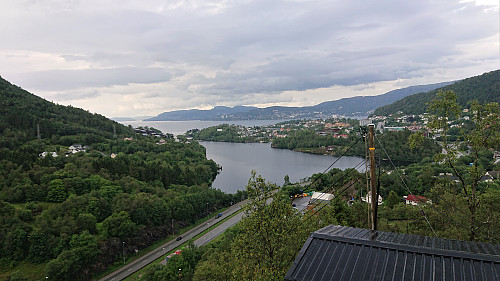 Gravdalsvatnet from the antenna north of the summit