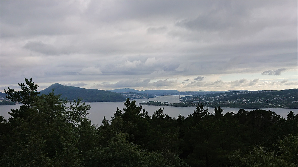 Towards Askøybroen from Ørneberget NV
