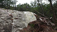 Blue trail towards Storekalvsøyna