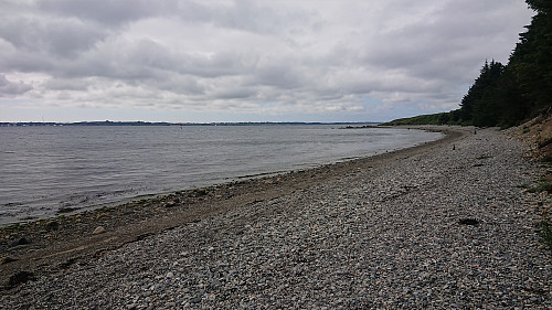 Vestre Fjæra and its many pebbles