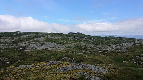 Approaching the summit of Båtevassfjellet