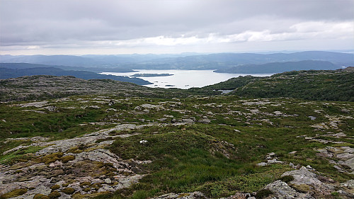 View west from the descent