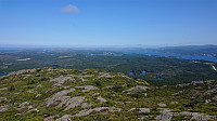 View north from the ascent