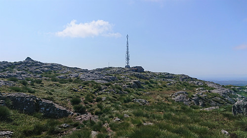 Approaching the summit