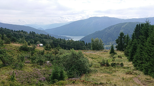 Bjedlastølen with Storehaugfjellet in the background