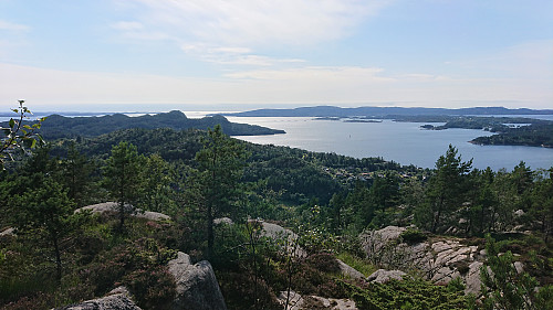 Fanafjorden from Rødsaksla with Korsneset to the left