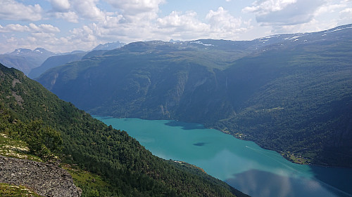 East from Børesteinen with Hurrungane (and more) in the background