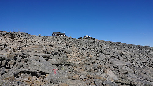 Approaching Fannaråkhytta