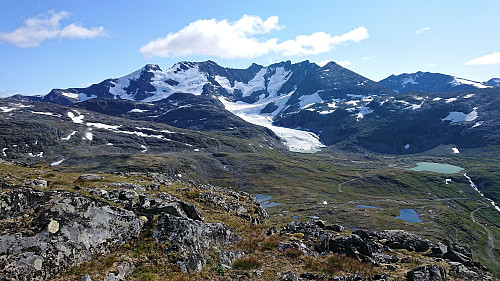 Styggedalsbreen from the descent