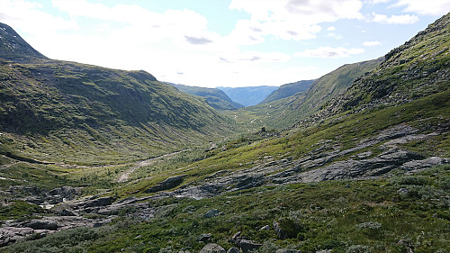 Helgedalen from below Ekrehytta