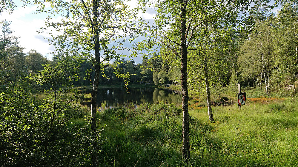 Garpetjernet with Munkegrind hidden behind the trees to the right