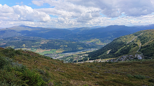 Lundarvatnet from east of Slettafjellet