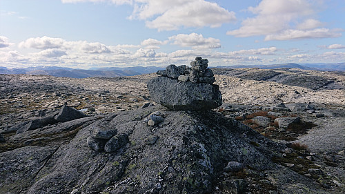 The highest point at Gråsidetoppen