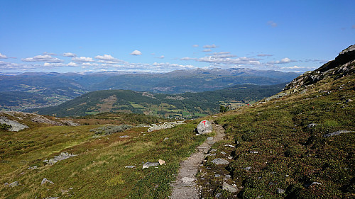 Descending from Gråsidetoppen