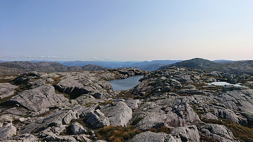 South from Godbotnsfjellet with Eggene to the right