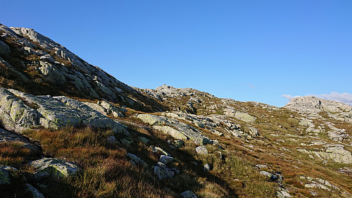 Approaching the summit of Geiteskardfjell